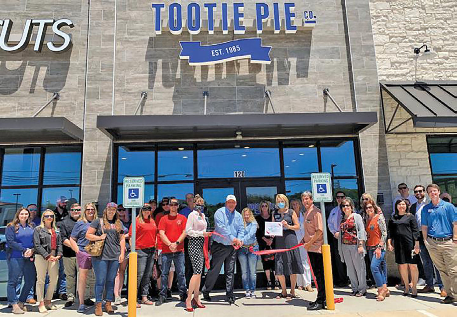 Tootie Pie Co. store frontage in Boerne, TX.